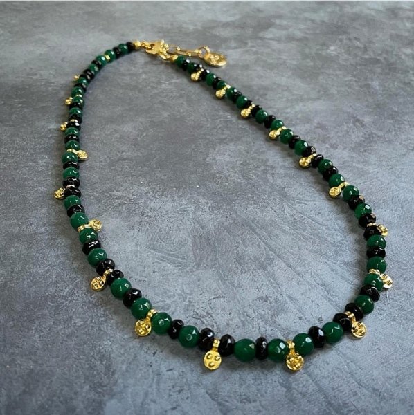 Yeşil Jade Kolye (İkili)