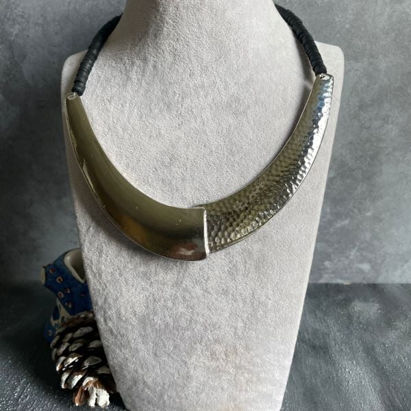 Rodyum Horn Kolye
