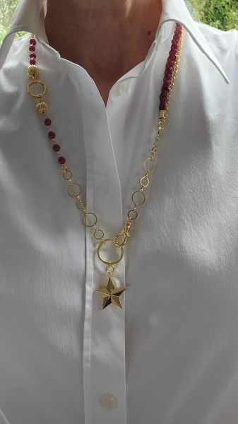 Burgundy Kolye