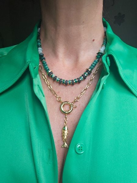 Green Lover Kolye (İkili)